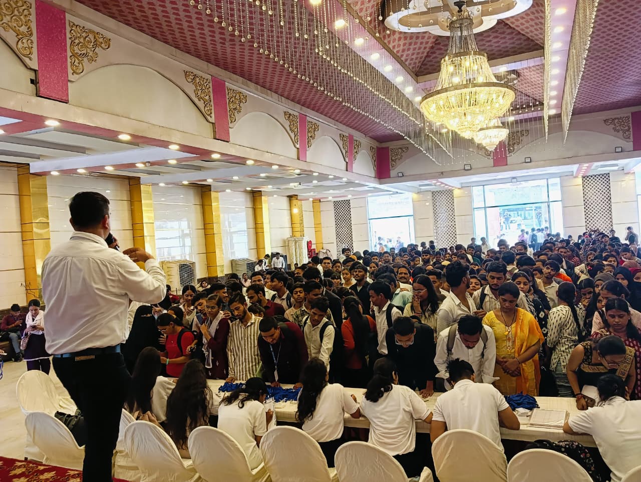 Youth job fair conducted by Saarthi Charitable Trust in Delhi