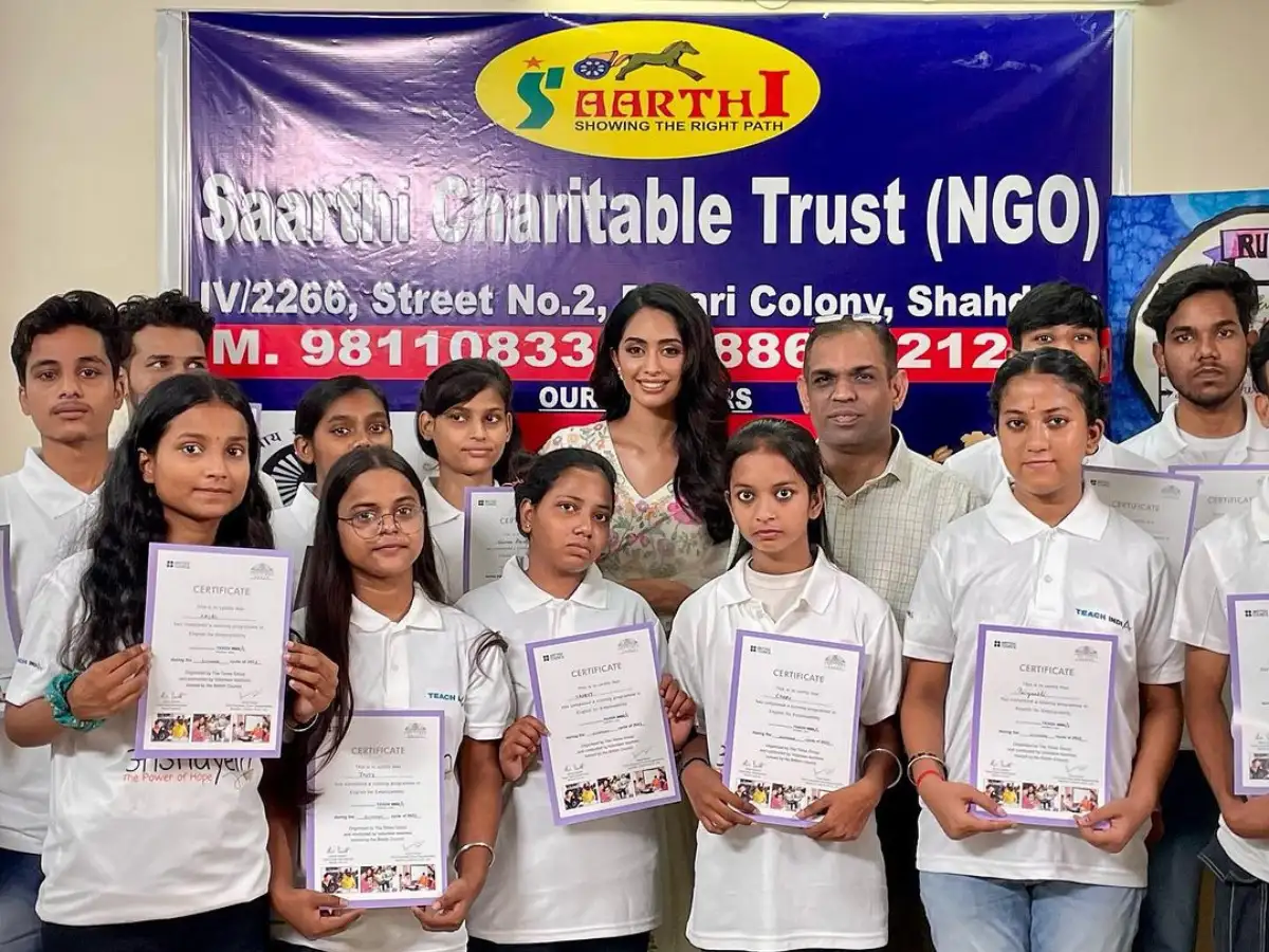 Sini Shetty in collaboration with Saarthi Charitable Trust