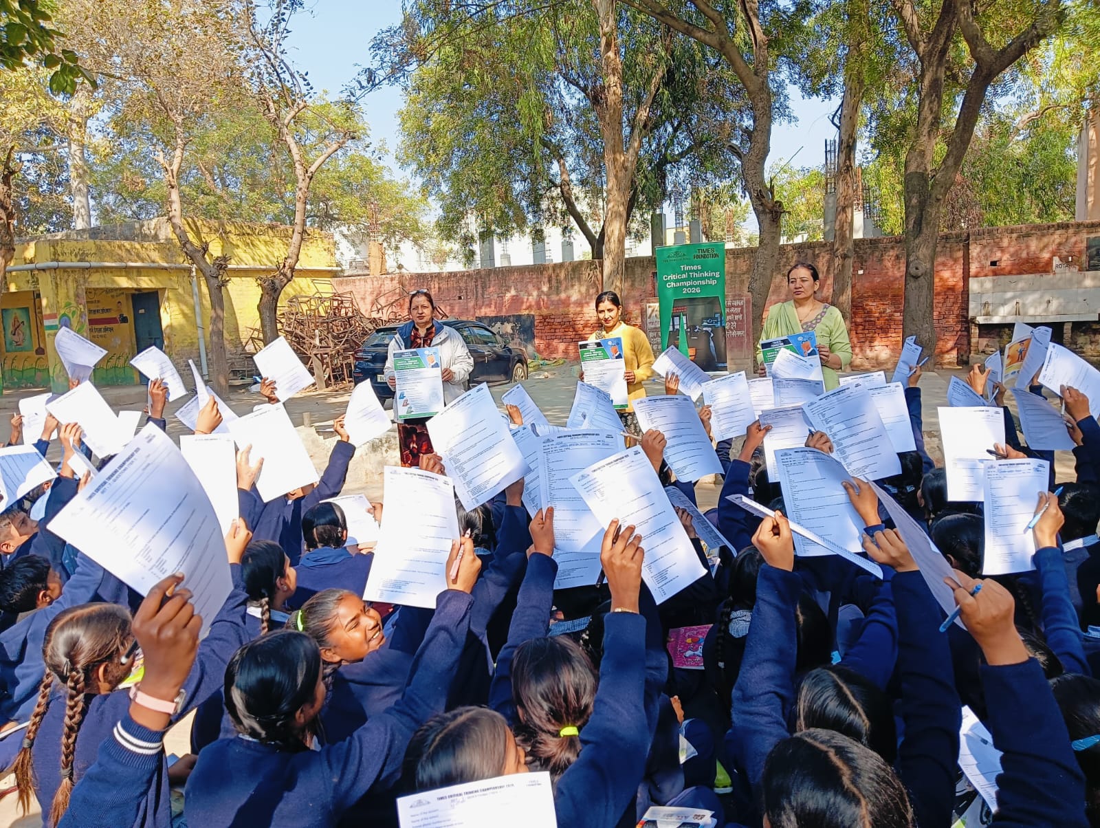 Times Critical Thinking Championship workshop conducted by Saarthi Charitable Trust